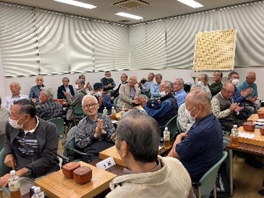 ★対局開始前の寛いだ雰囲気