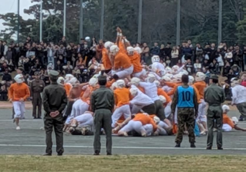 ★開校記念祭(棒倒し)